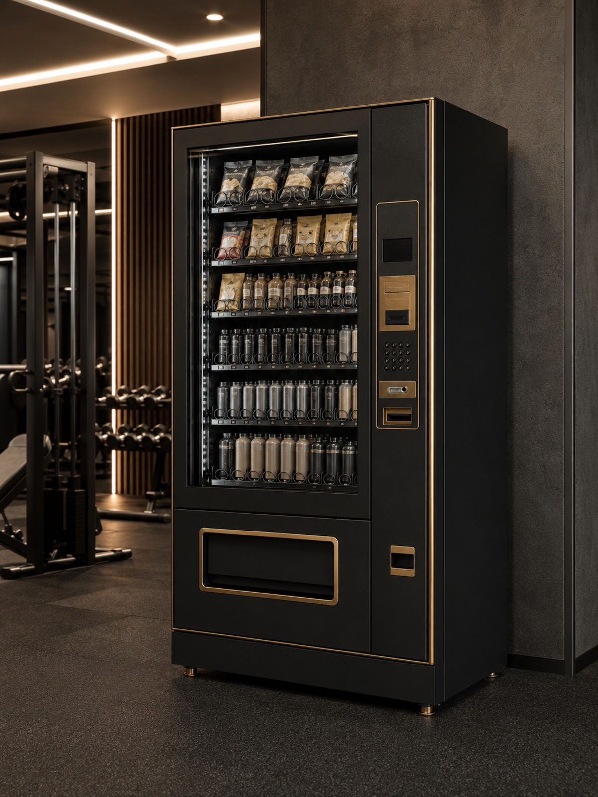 Distributeur KING VENDING dans un centre sportif à Romont